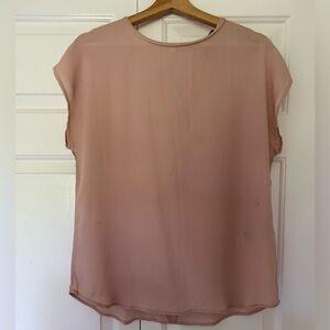 Banana Republic Blush Satin Top
